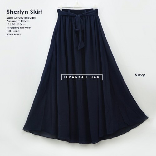 RRu-002 Sherlyn Skirt - Rok Ceruti Polos